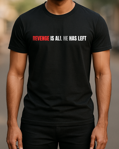 Black Half Sleeve Daredevil Graphic Printed T-shirt