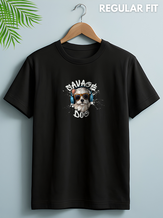 Savage Dog Printed T-shirt