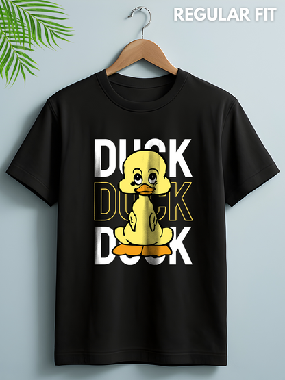 Women's Cute Duck Graphic Printed T-shirt