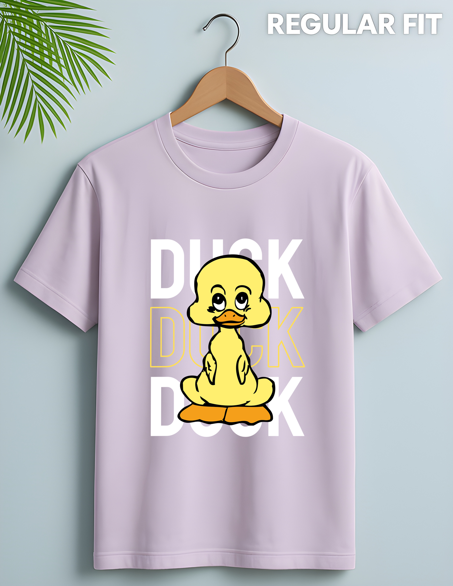 Women's Cute Duck Graphic Printed T-shirt